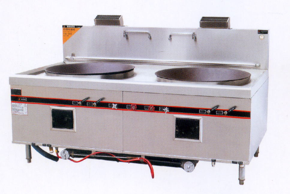 雙頭燃氣大炒爐