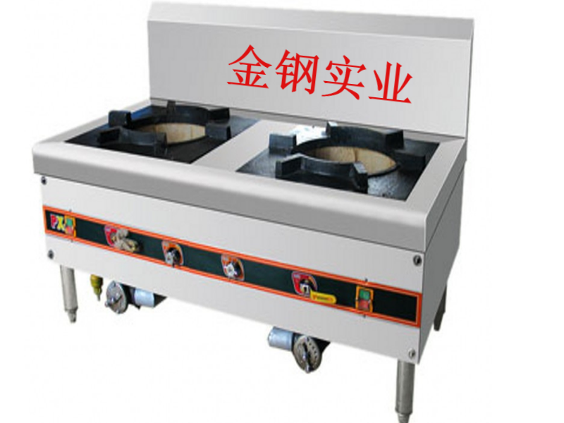 雙頭燃氣矮湯爐(鼓風機款)