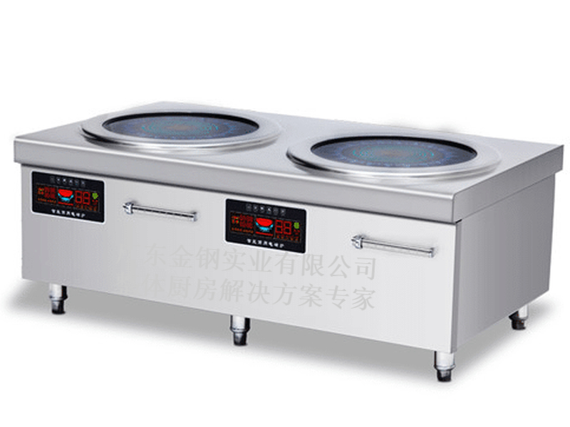 電磁無背雙平頭湯爐