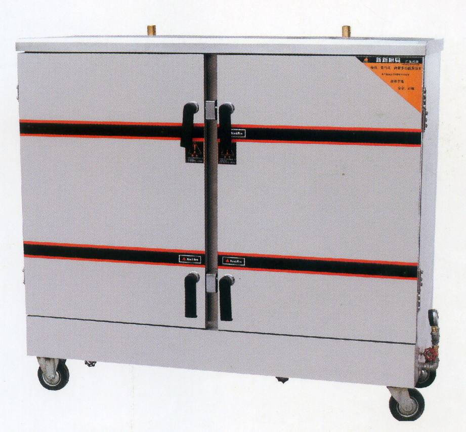 雙門雙膽雙控二十盆電熱蒸飯櫃