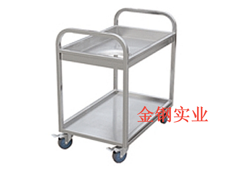兩格不鏽鋼推車