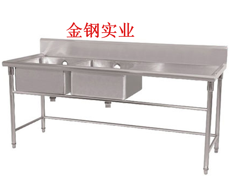 雙星盆台帶工作台