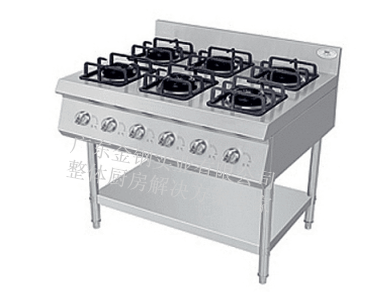 歐式六頭燃氣煲仔爐